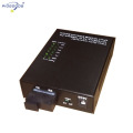 10/100M single mode 4 ethernet ports optic fiber media converter